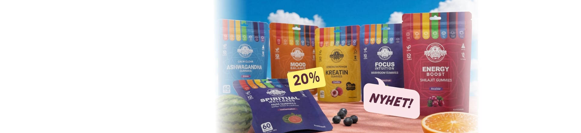 Nyhet! 20% på Sevital