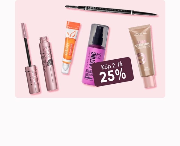 Köp 2, få 25% på Sminkfavoriter