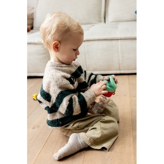 Nuby Peppa Pig 2-in-1 Bottle 550 ml Red +12m