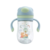 Nuby Peppa Pig Evie Straw Cup Flip Cap 240 ml Blue