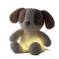 Nattou Sleepy Teddy Nattlampa Mini Hund Vanilla