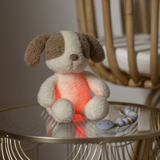 Nattou Sleepy Teddy Nattlampa Mini Hund Vanilla