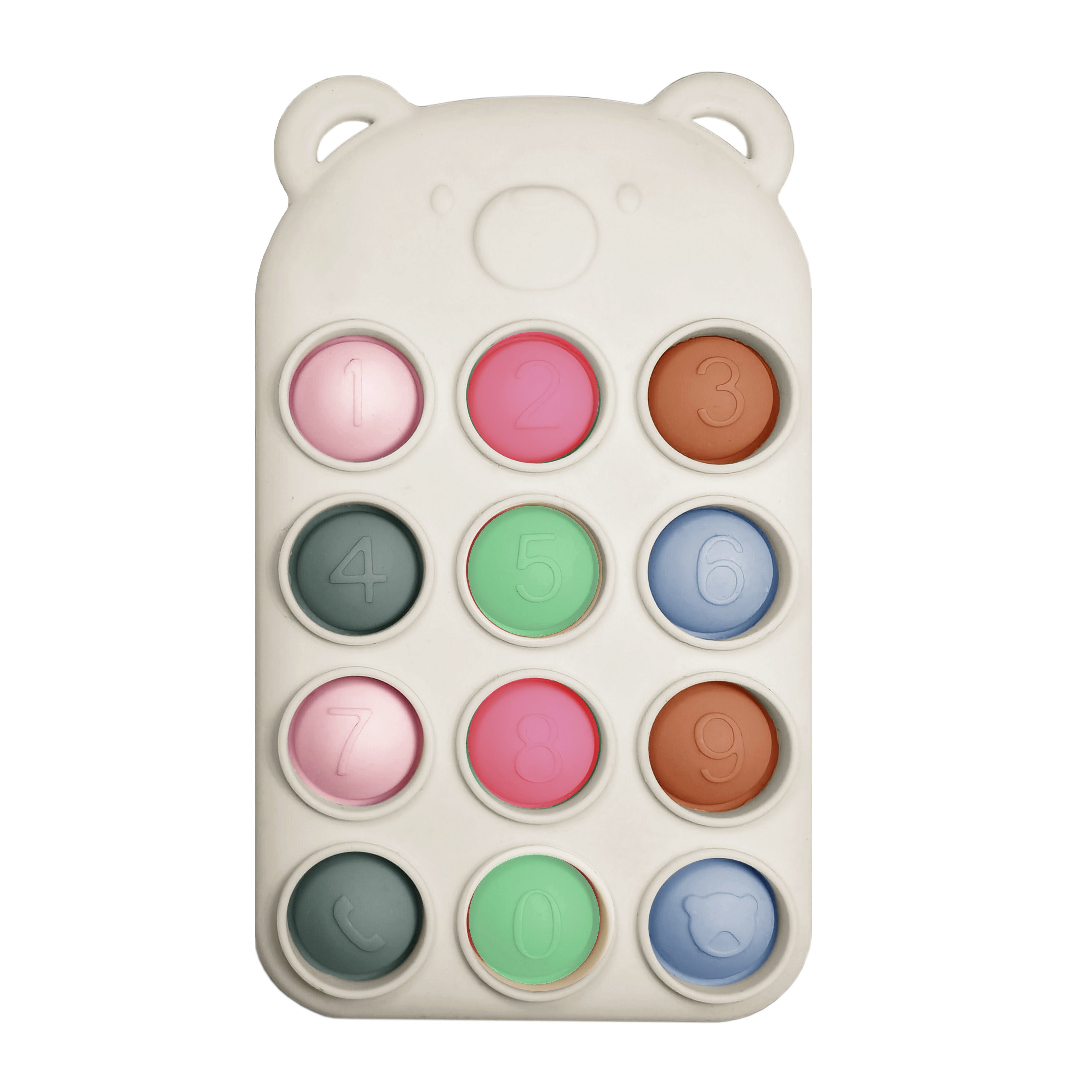 Nattou Soft Silicone Bitleksak Pop-it Remote