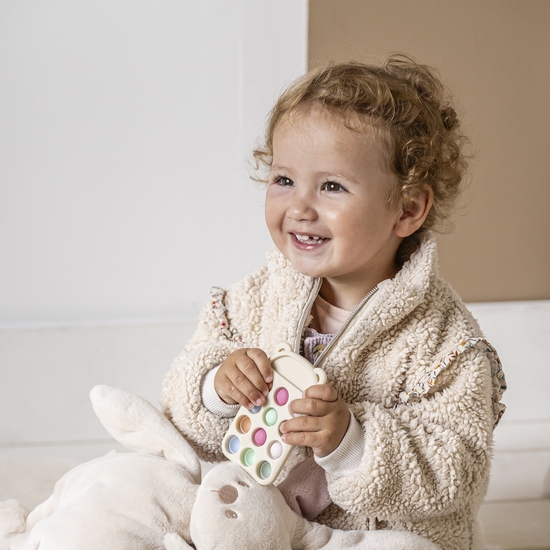 Nattou Soft Silicone Bitleksak Pop-it Remote