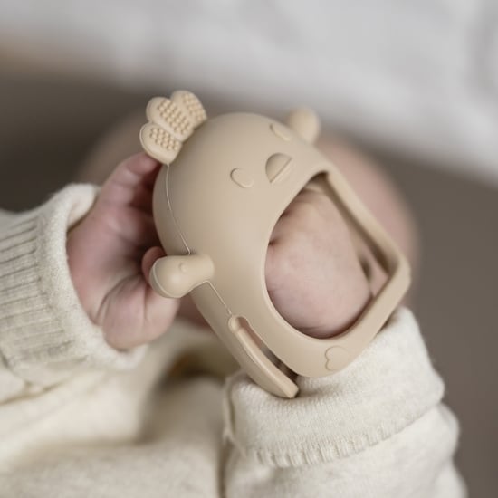 Nattou Soft Silicone Bitleksak Handske Clay