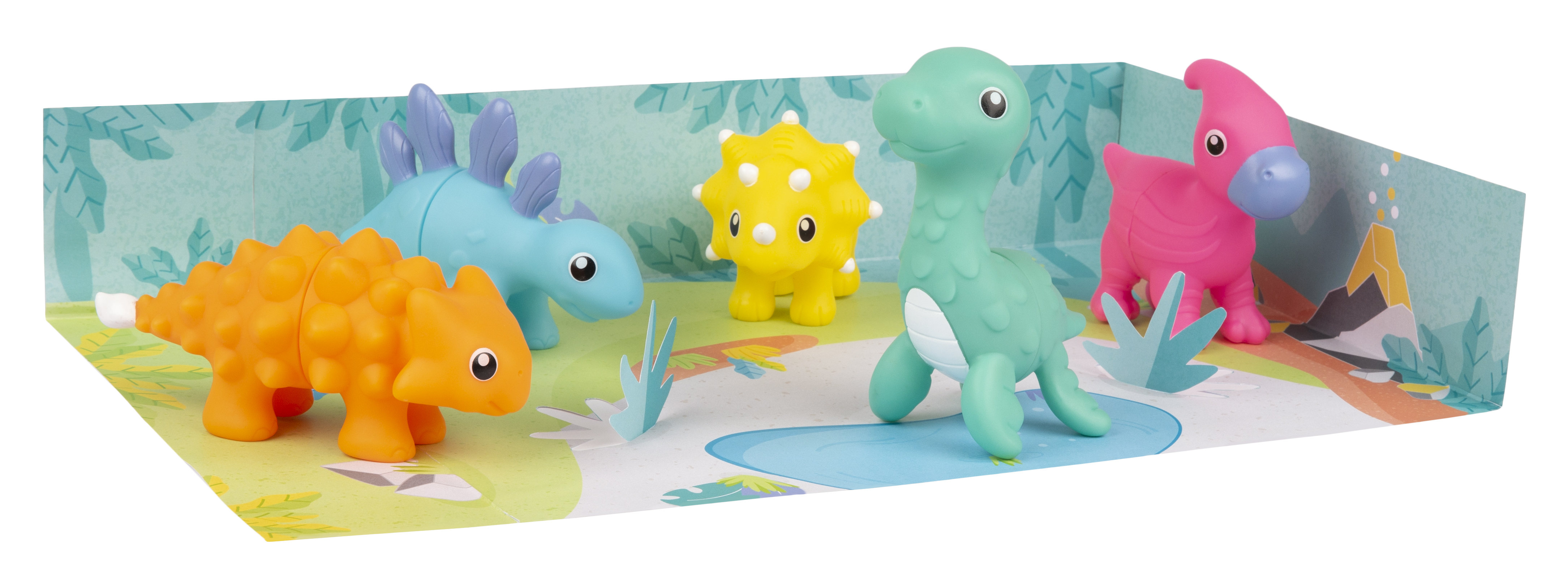 Playgro Build & Play Mix Match Bath Dinosaurs +12m