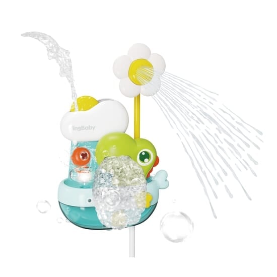 Carlo Baby Bubbelbadleksak med Blomdusch Dino +18m