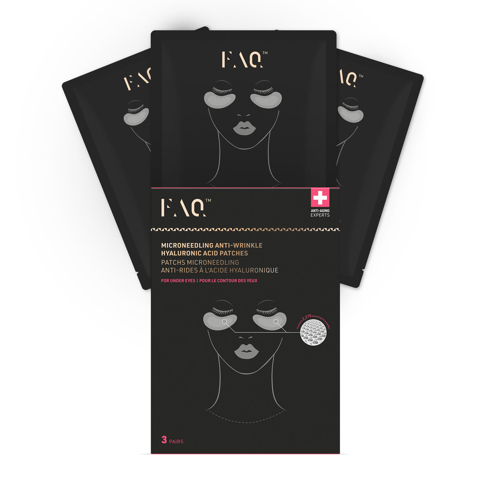 FAQ™ Microneedling Patches for Under Eyes 3 st