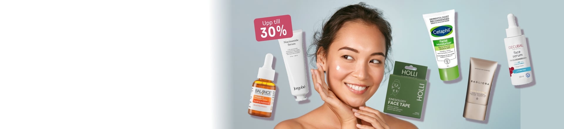Upp till 30% inom Ansiktsvård