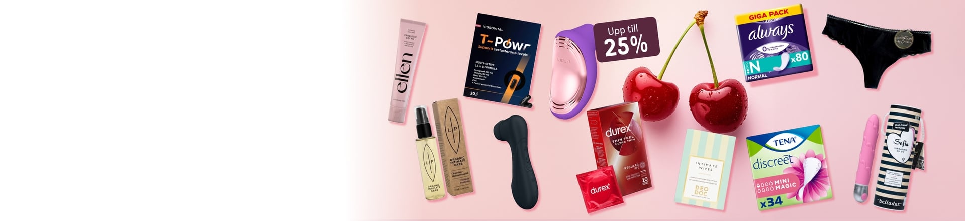 Upp till 25% på Sex & Intim