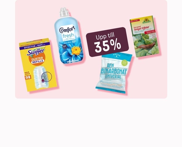 Upp till 35% inom Hem & Hushåll