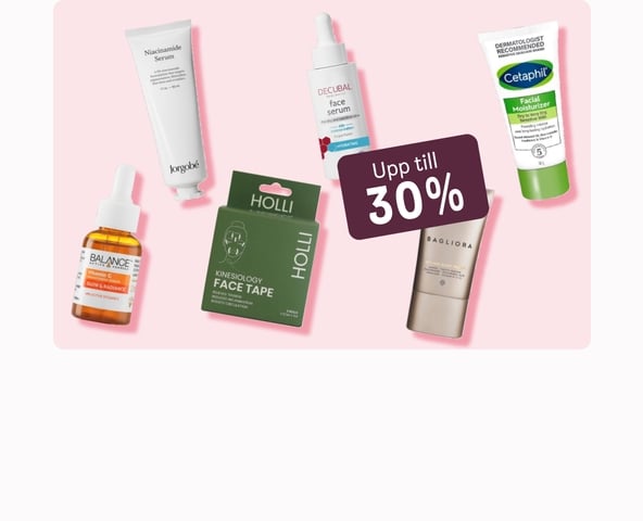 Upp till 30% inom Ansiktsvård