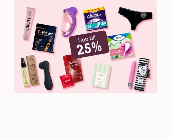 Upp till 25% på Sex & Intim