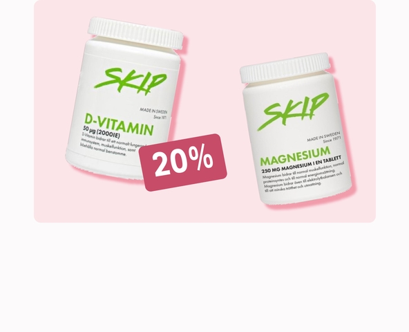 20% på Skip Nutrition