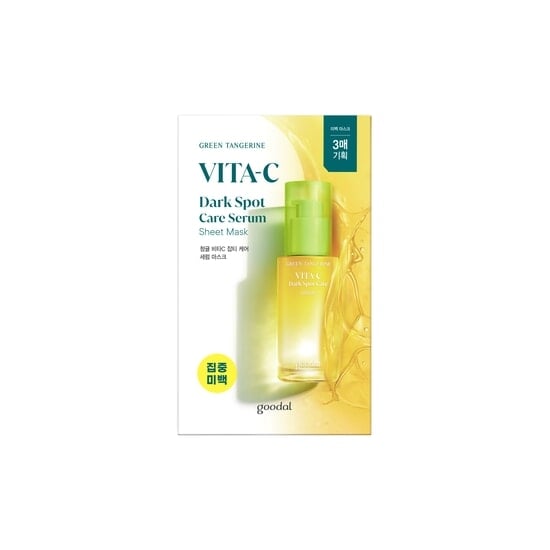 GOODAL Green Tangerine Vita C Dark Spot Care Serum Sheet Mask 5 st