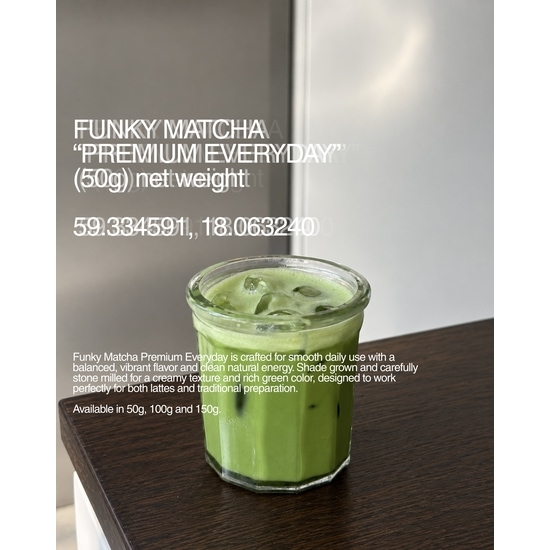 Funky Matcha Premium Everyday Matcha 50 g