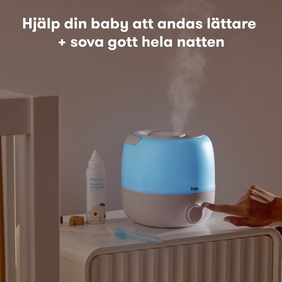 Frida Baby 3-i-1 Luftfuktare + Diffuser + Nattlampa