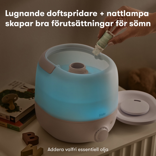 Frida Baby 3-i-1 Luftfuktare + Diffuser + Nattlampa