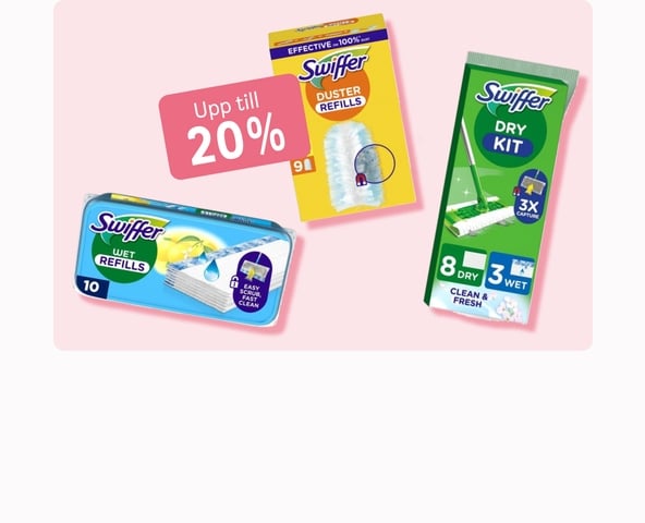 Upp till 20% på utvalt från Swiffer