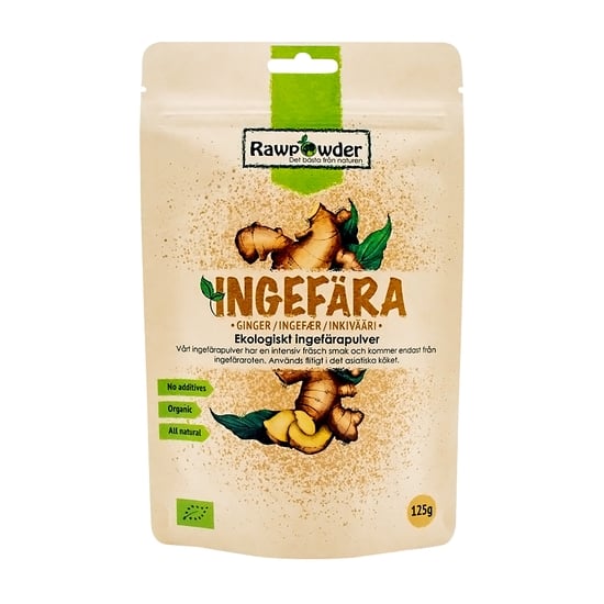 Rawpowder Ingefärapulver 125 g