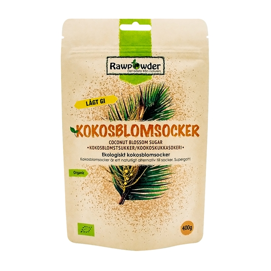 Rawpowder Kokosblomsocker EKO 400 g