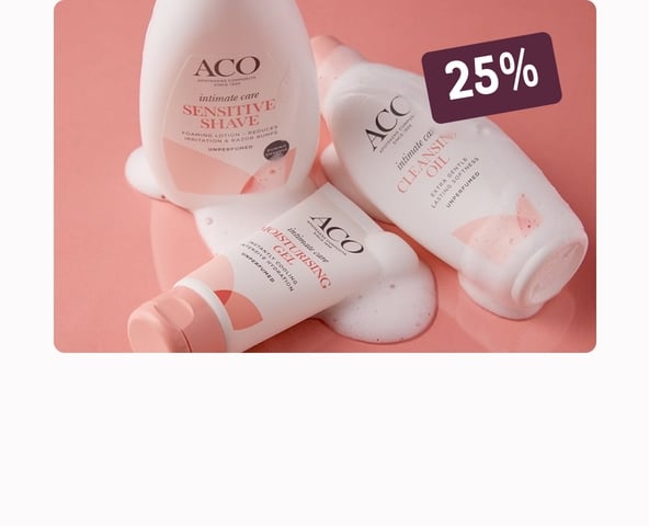 25% på utvalt från ACO