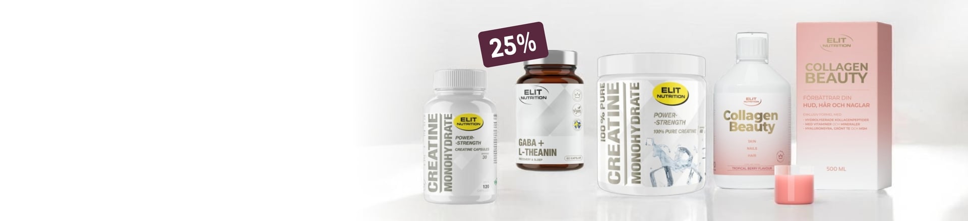 25% på utvalt från Elit Nutrition