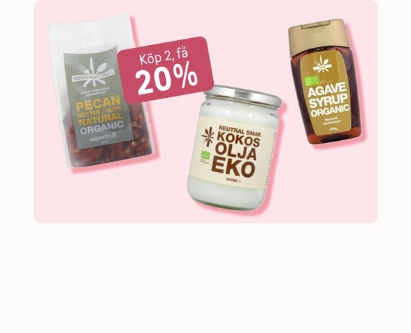 Köp 2, få 20% på Superfruit & Superfruit Foods