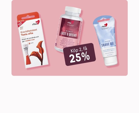 Köp 2, få 25% på RFSU