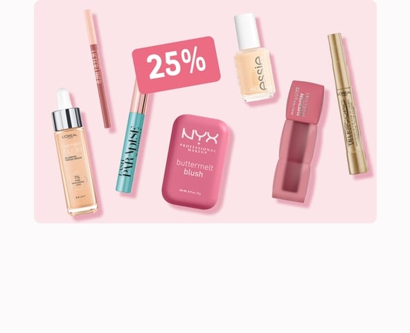 25% på Sminkfavoriter