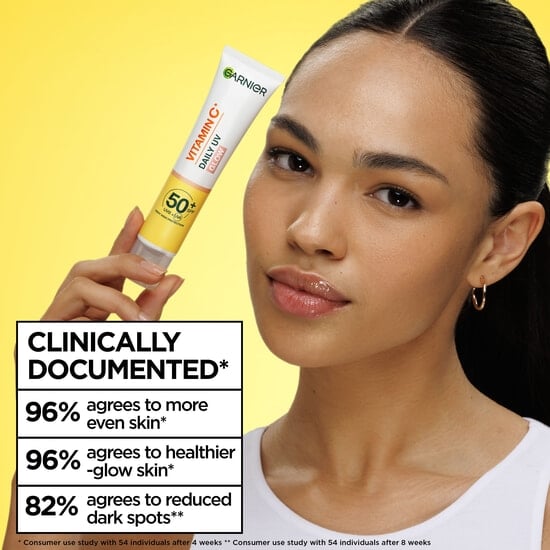Garnier Vitamin C* Glow-Boosting Daily UV-Fluid SPF50+ Sheer Glow 40 ml
