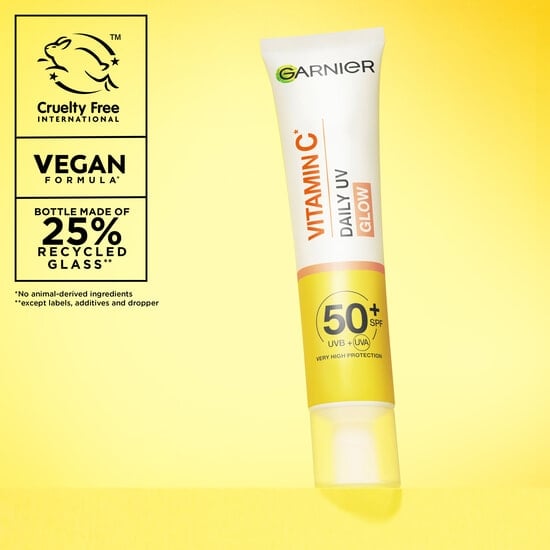 Garnier Vitamin C* Glow-Boosting Daily UV-Fluid SPF50+ Sheer Glow 40 ml