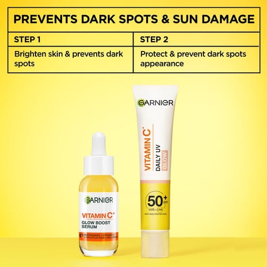Garnier Vitamin C* Glow-Boosting Daily UV-Fluid SPF50+ Sheer Glow 40 ml