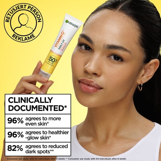 Garnier Vitamin C* Glow-Boosting Daily UV-Fluid SPF50+ Sheer Glow 40 ml