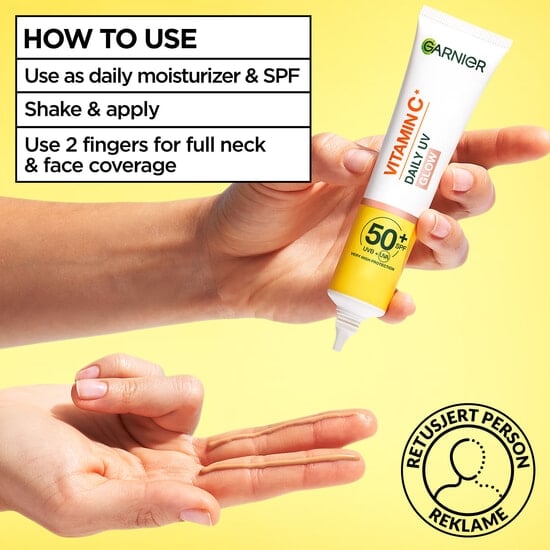 Garnier Vitamin C* Glow-Boosting Daily UV-Fluid SPF50+ Sheer Glow 40 ml