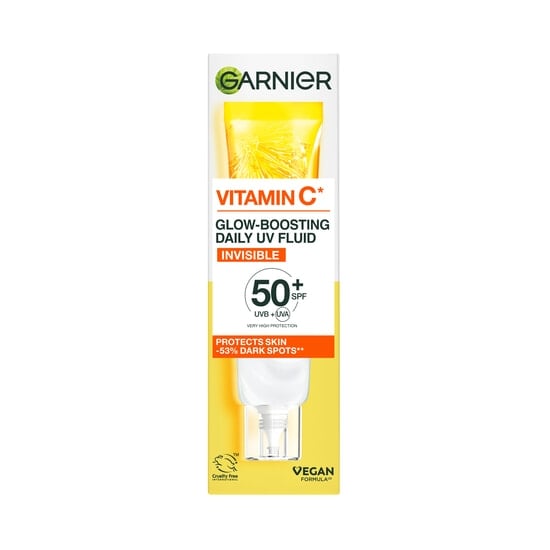 Garnier Vitamin C* Glow-Boosting Daily UV-Fluid SPF50+ Invisible 40 ml