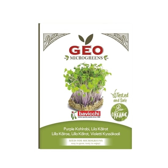 GEO Kålrabbi Lila Microgreens EKO 15 g