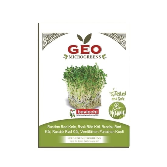 GEO Grönkål Red Russian Microgreens EKO 15 g