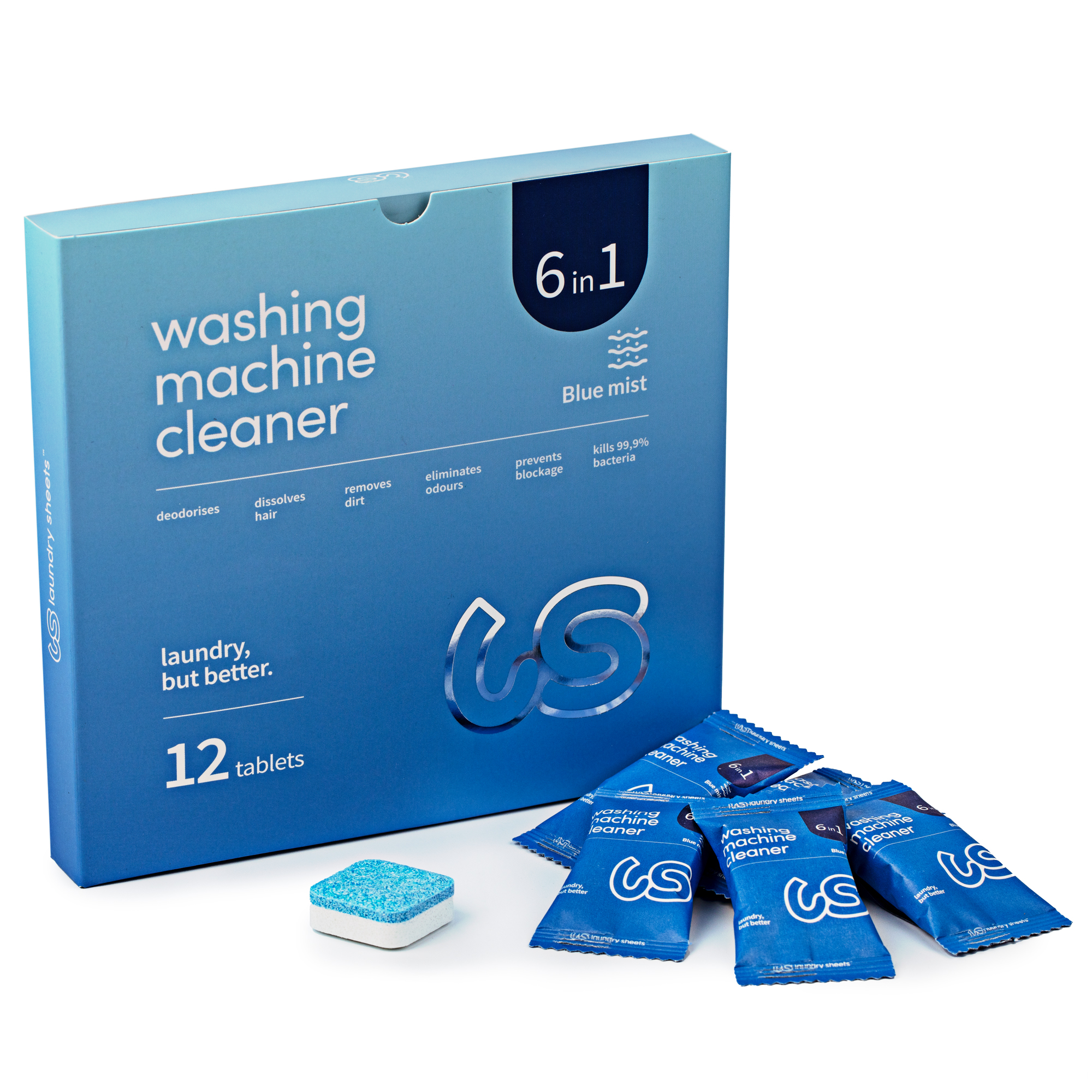 Laundry Sheets Washing Machine Cleaner 12 st