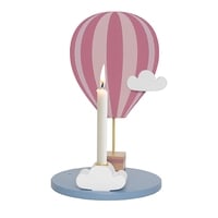 Jabadabado Ljusstake Luftballong Rosa 