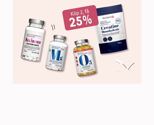 Köp 2 få 25% på BioSalma