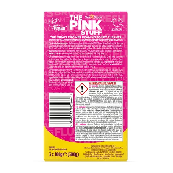 The Pink Stuff Miracle Foam Toilet Cleaner 300 g