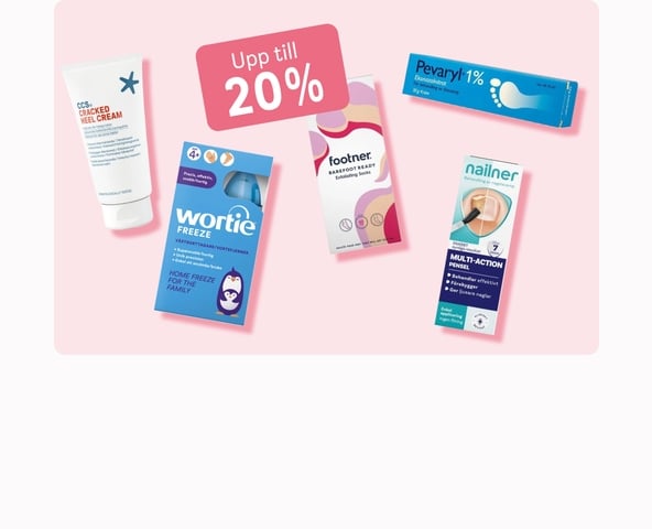 Upp till 20% på Fothjältar