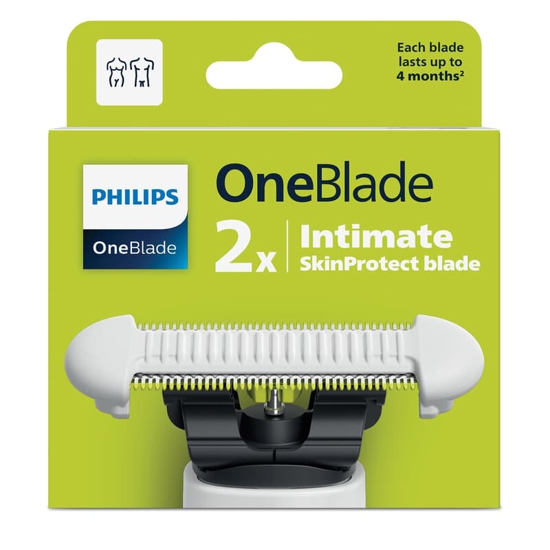 Philips OneBlade Rakblad Intimate 2-pack