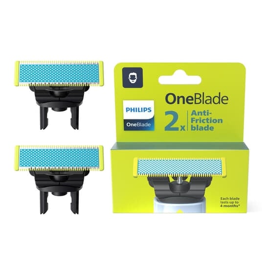 Philips OneBlade Anti-friction Rakblad 2-pack