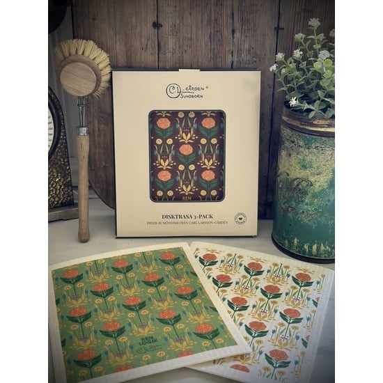 Ren Logik Disktrasa Karin Larsson Kaninblomster 3-Pack