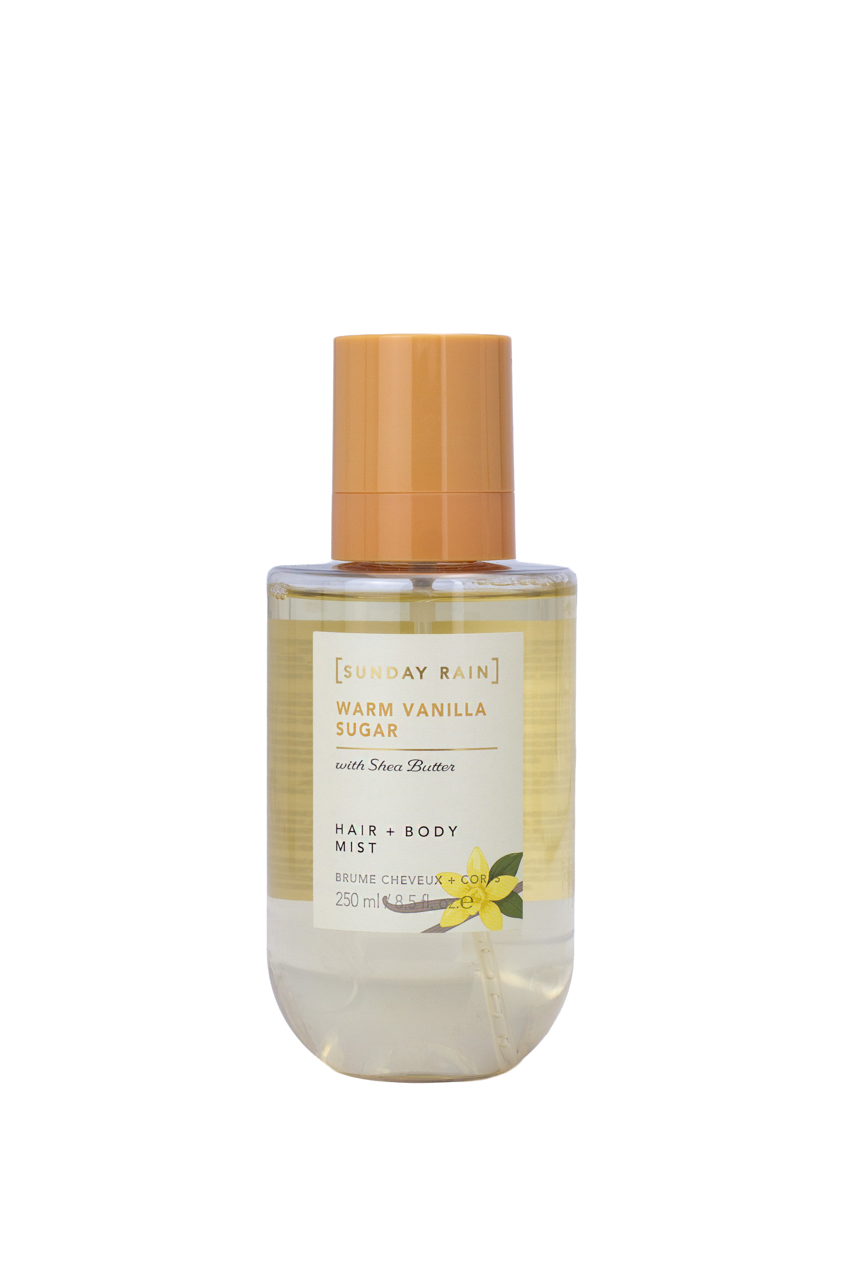 Sunday Rain Warm Vanilla Sugar Hair + Body Mist 250 ml