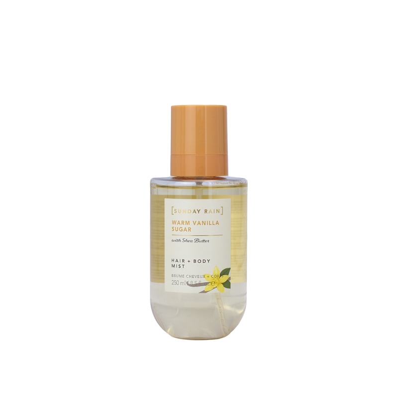 Sunday Rain Warm Vanilla Sugar Hair + Body Mist 250 ml