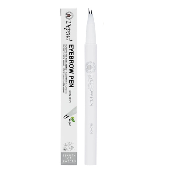 Depend Eyebrow Pen Twin Thin Blond 0,55 g
