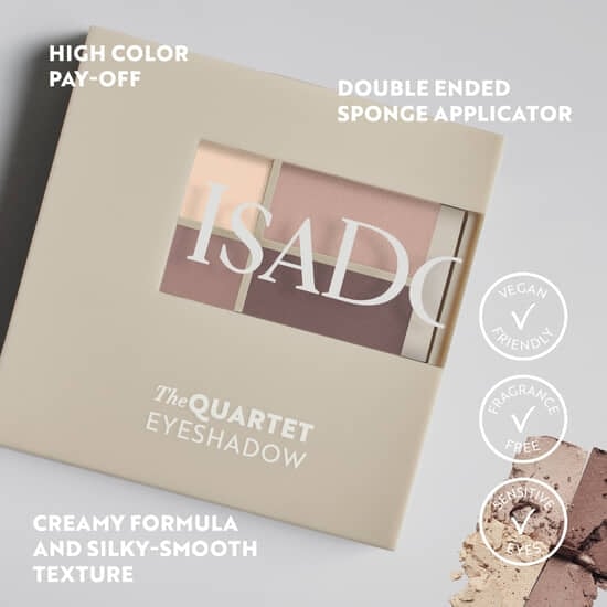 IsaDora The Eyeshadow Quartet 04 Cappuccino 3,5 g